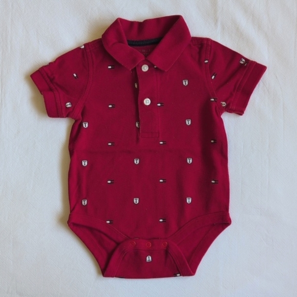tommy hilfiger 2-pack cotton polo t-shirt & bodysuit bundle 6-9 months baby boy - Picture 6 of 11